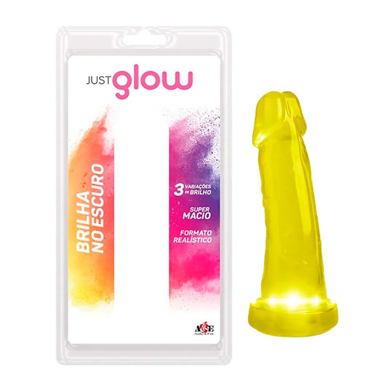 Just Glow - Prótese 8 com LED - Amarelo