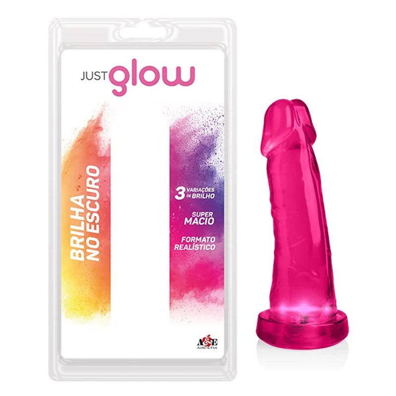 Just Glow - Prótese 8 com LED - Rosa