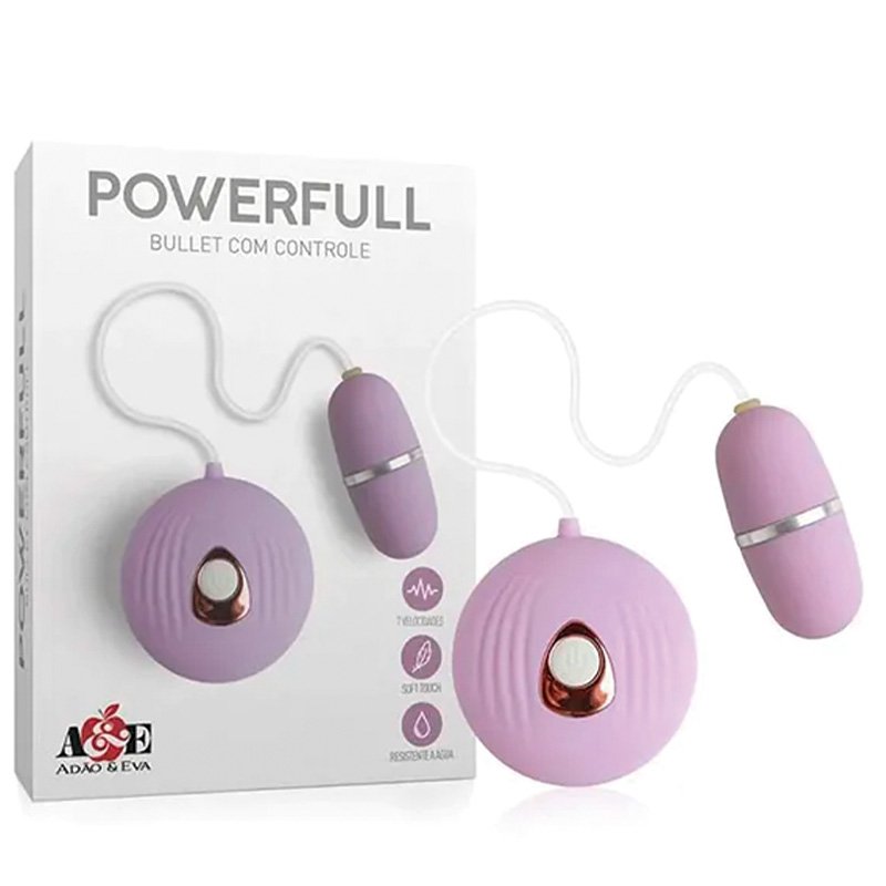 Bullet Com Controle Remoto Com Fio Powerfull