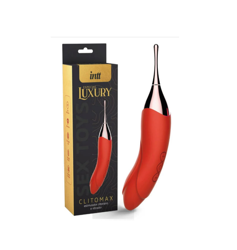 Clitomax Intt Luxury Vibrador 2 Em 1