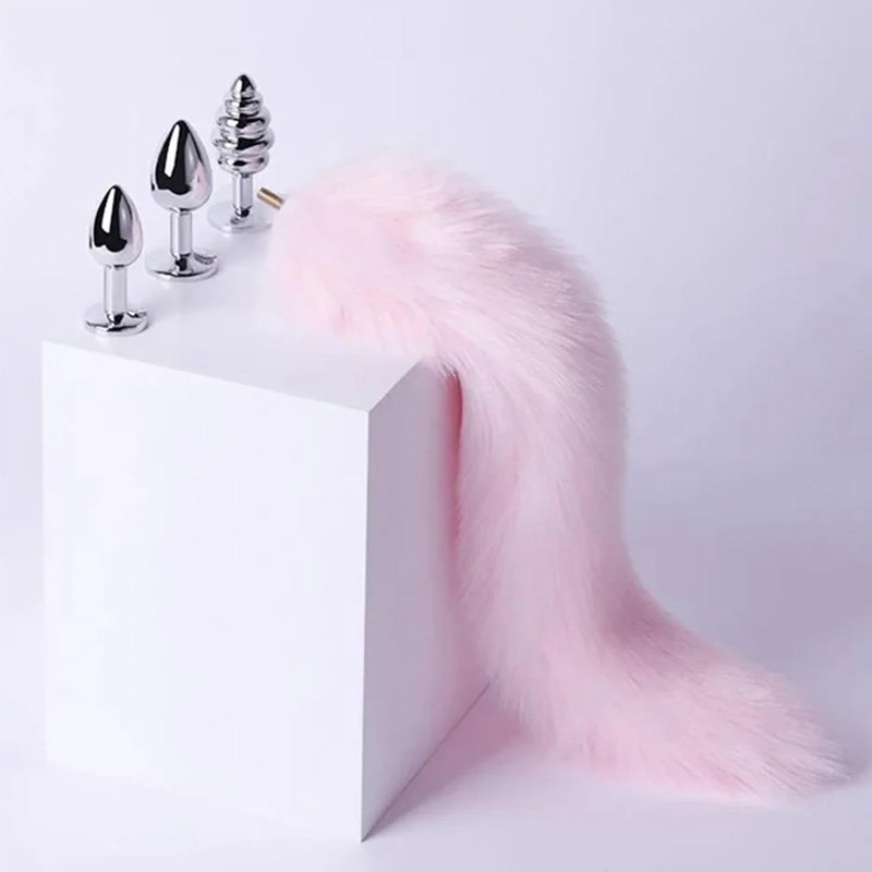 Kit Plugs Rabinho Rosa