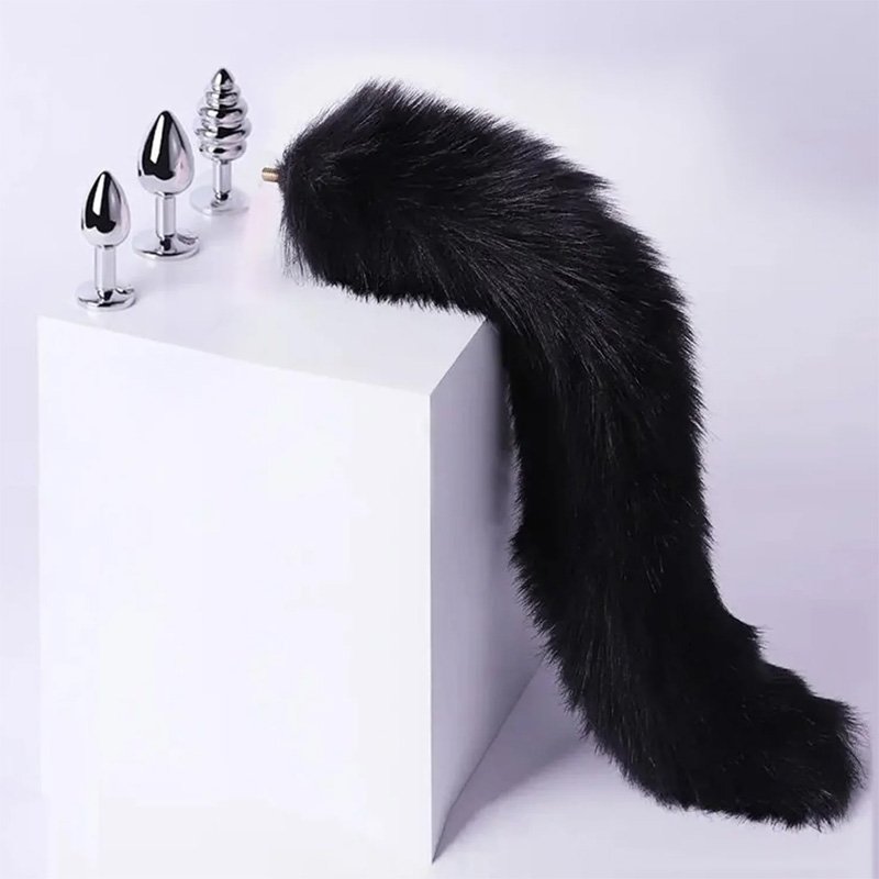 Kit Plugs Rabinho Preto