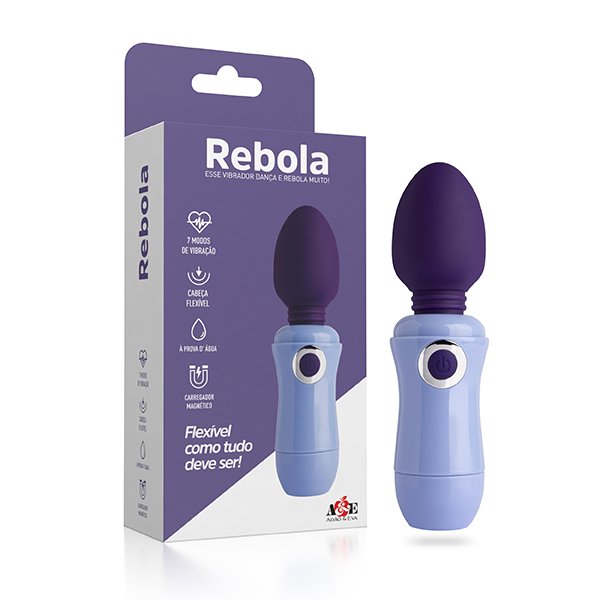 Rebola - 7 Modos de Vibração e Cabeça Flexível