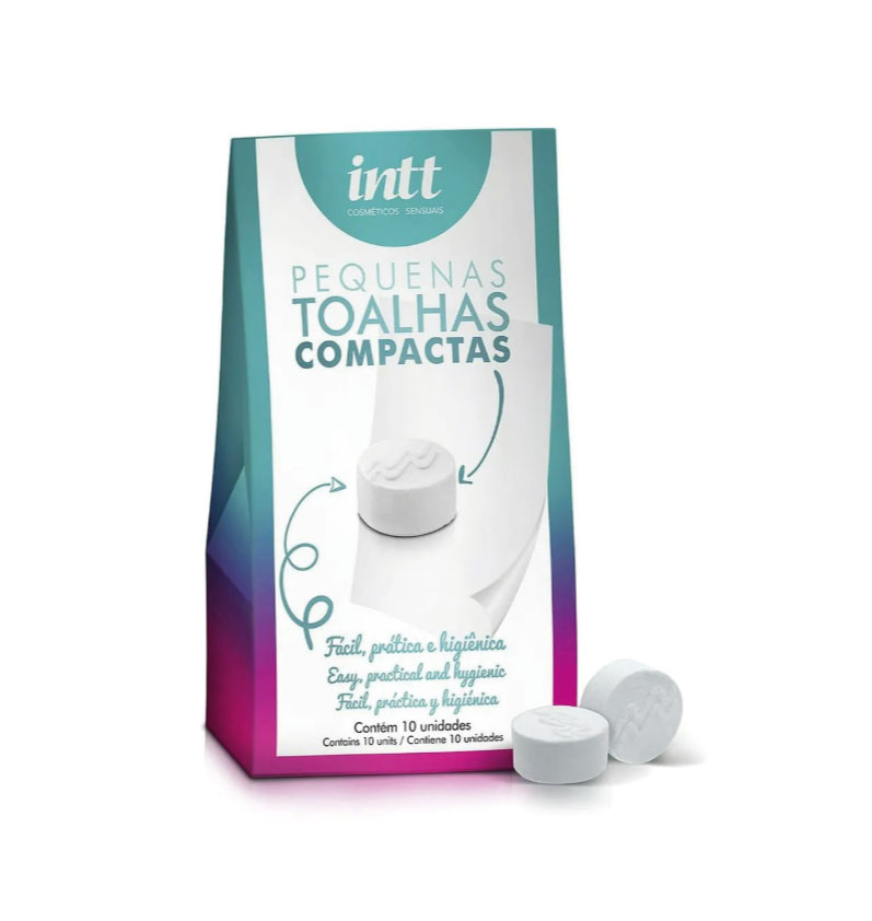 Toalhas Compactas Caixa Com 10 Units