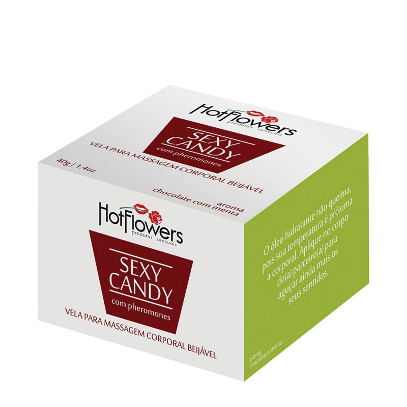 Vela Sexy Candy Chocolate c/ Menta