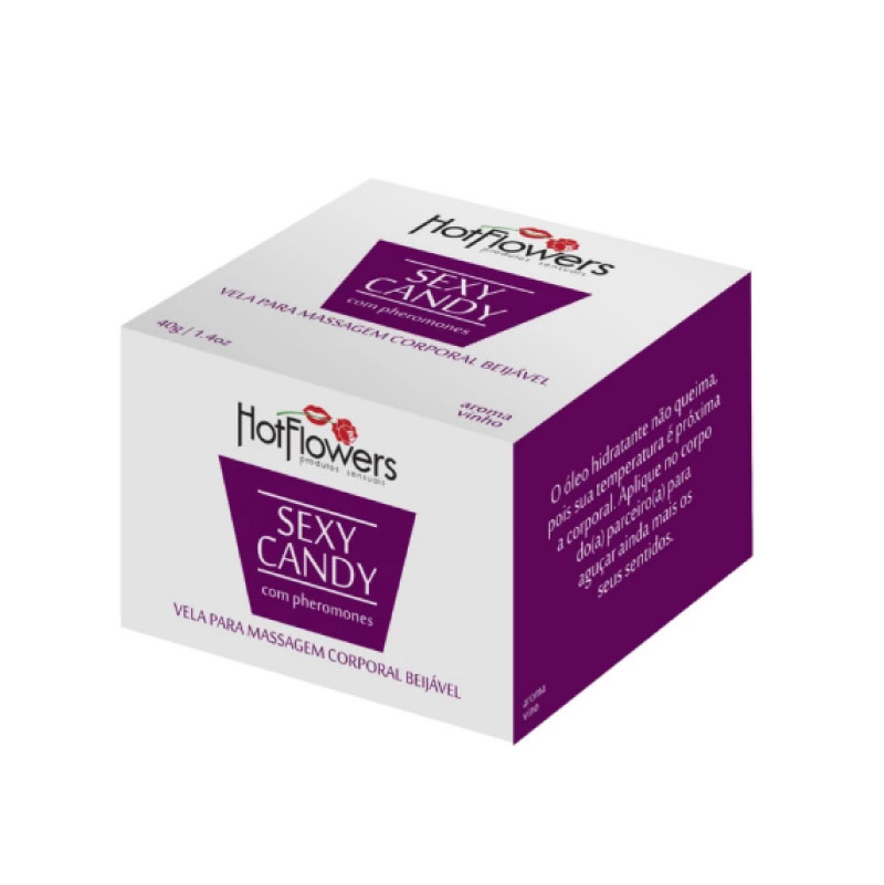 Vela Sexy Candy Vinho