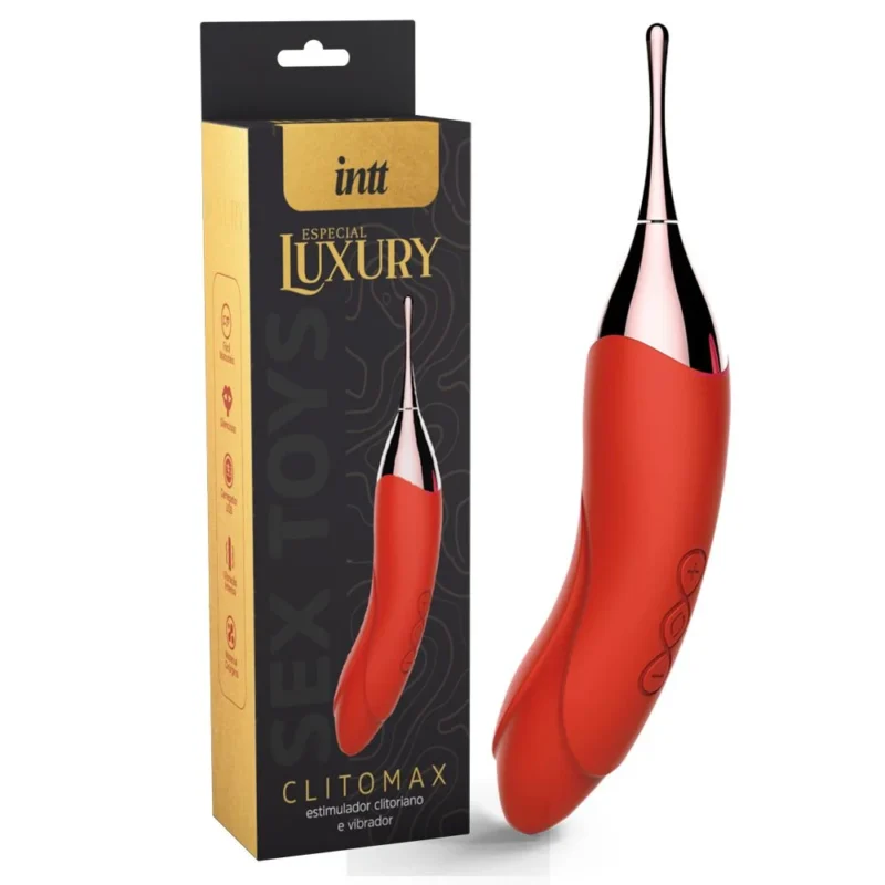 Clitomax Intt Luxury Vibrador 2 Em 1
