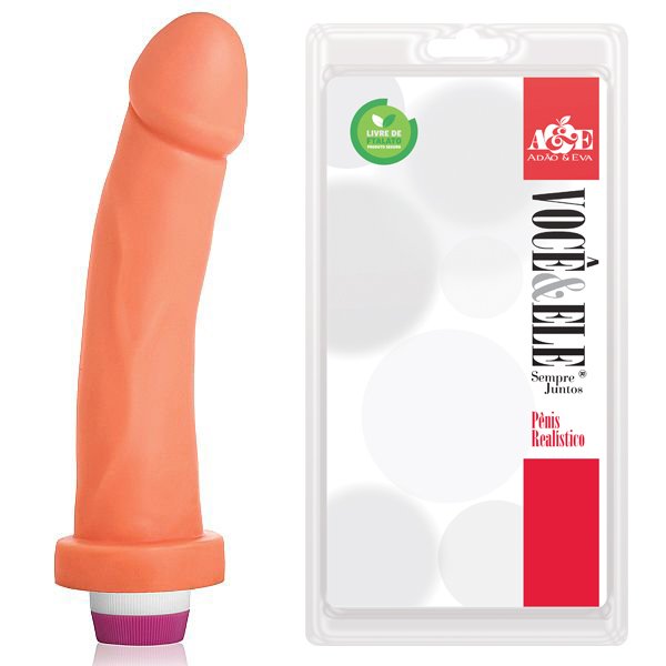 Prótese Kenobi com Vibrador - 20x4 cm