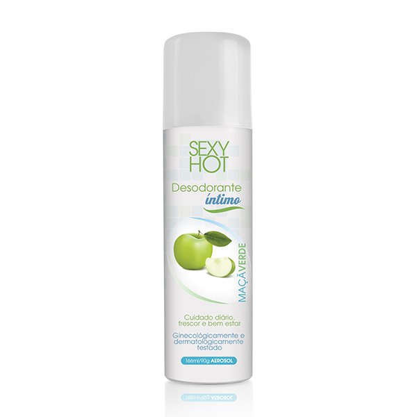 Desodorante Íntimo 166ml - Maçã Verde - Sexy Hot