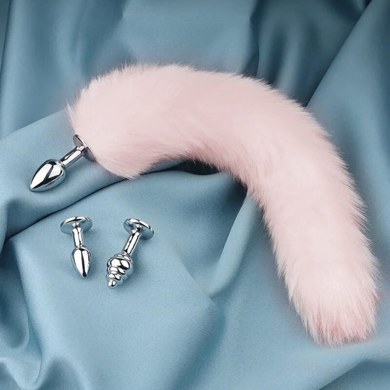 Kit Plugs Rabinho Rosa - Imagem 5
