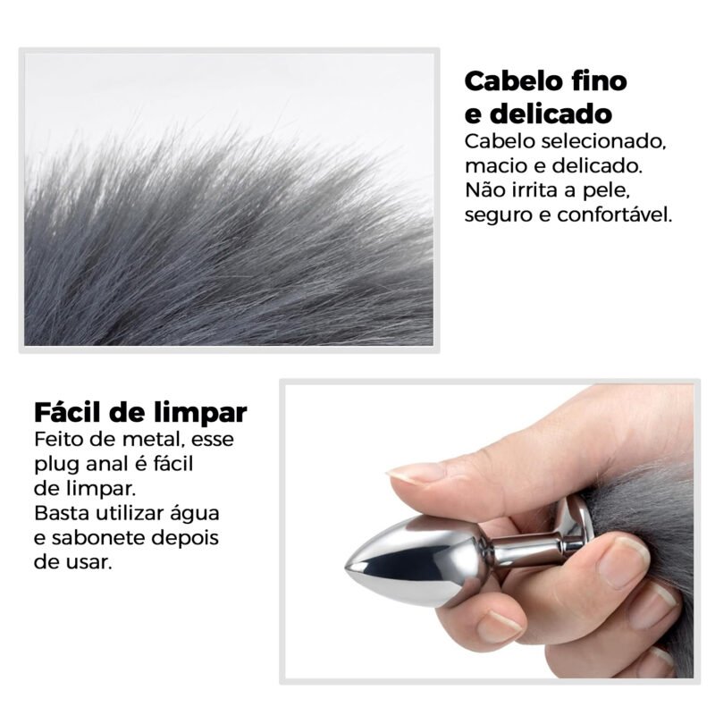 Kit Plugs Rabinho Preto - Imagem 5
