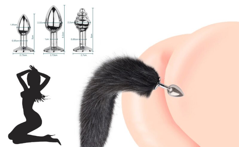 Kit Plugs Rabinho Preto - Imagem 7