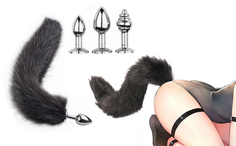 Kit Plugs Rabinho Preto - Imagem 8