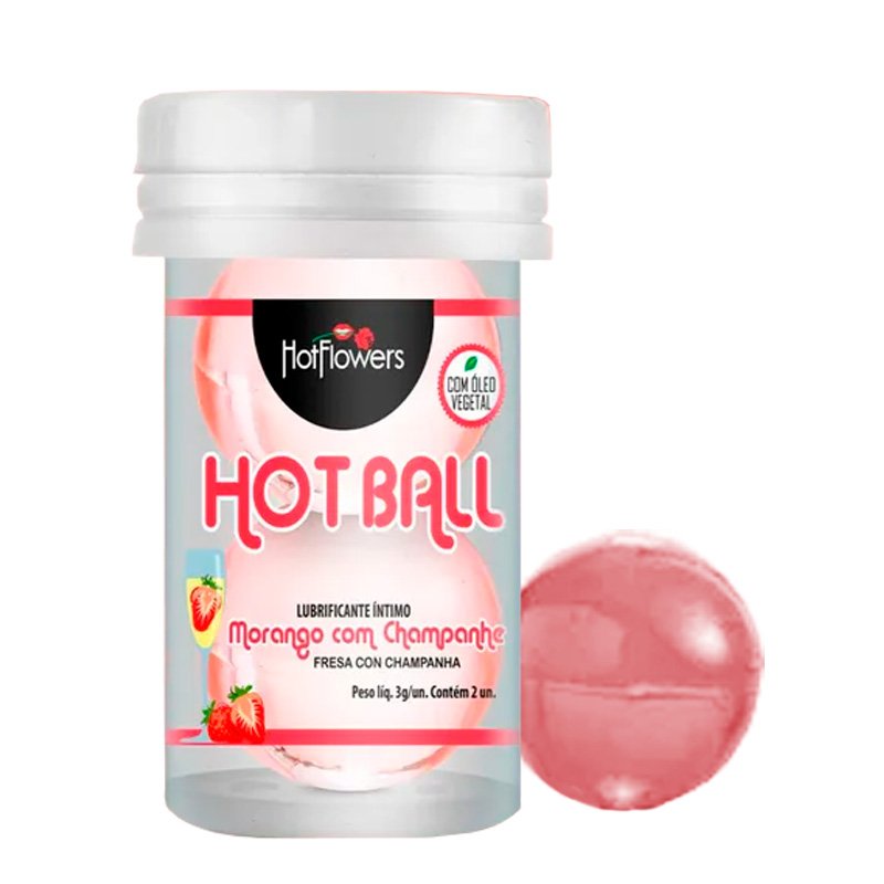 Hot Ball Bj Muito Morango c/ Champanhe