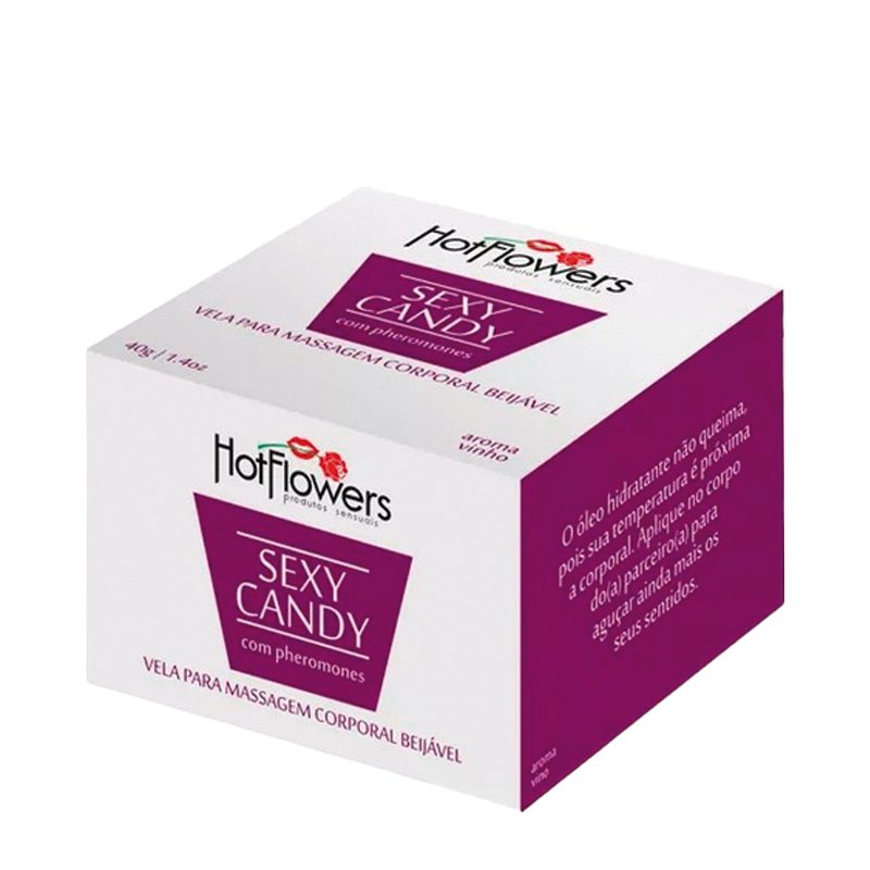 Vela Sexy Candy Vinho